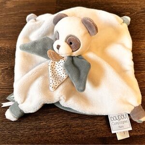 Lovey Soft Plush Panda Bear Toy Security Baby Blanket Doudou Et Compagnie Paris